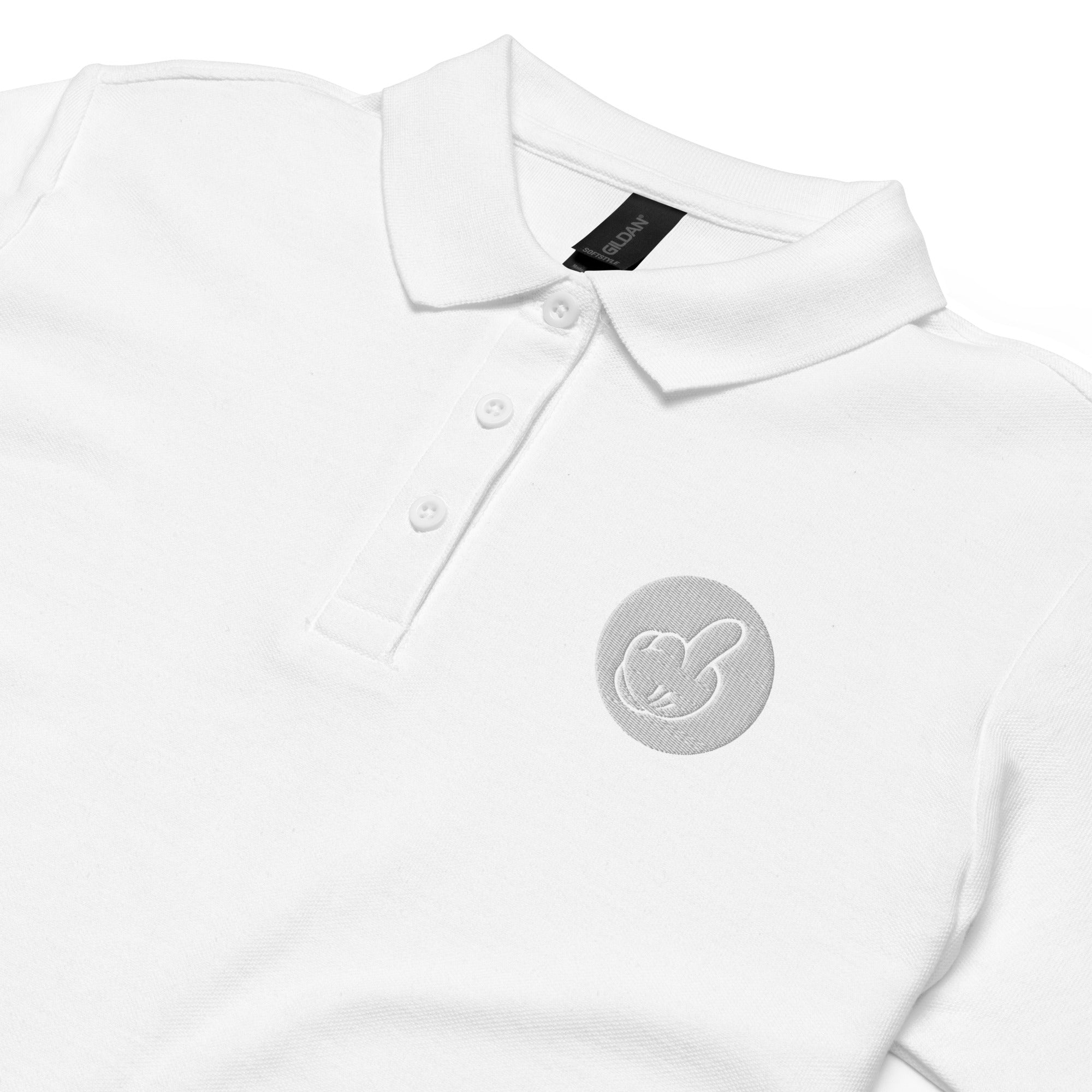 Fuck - Mickey - Polo piqué femme - Brodé