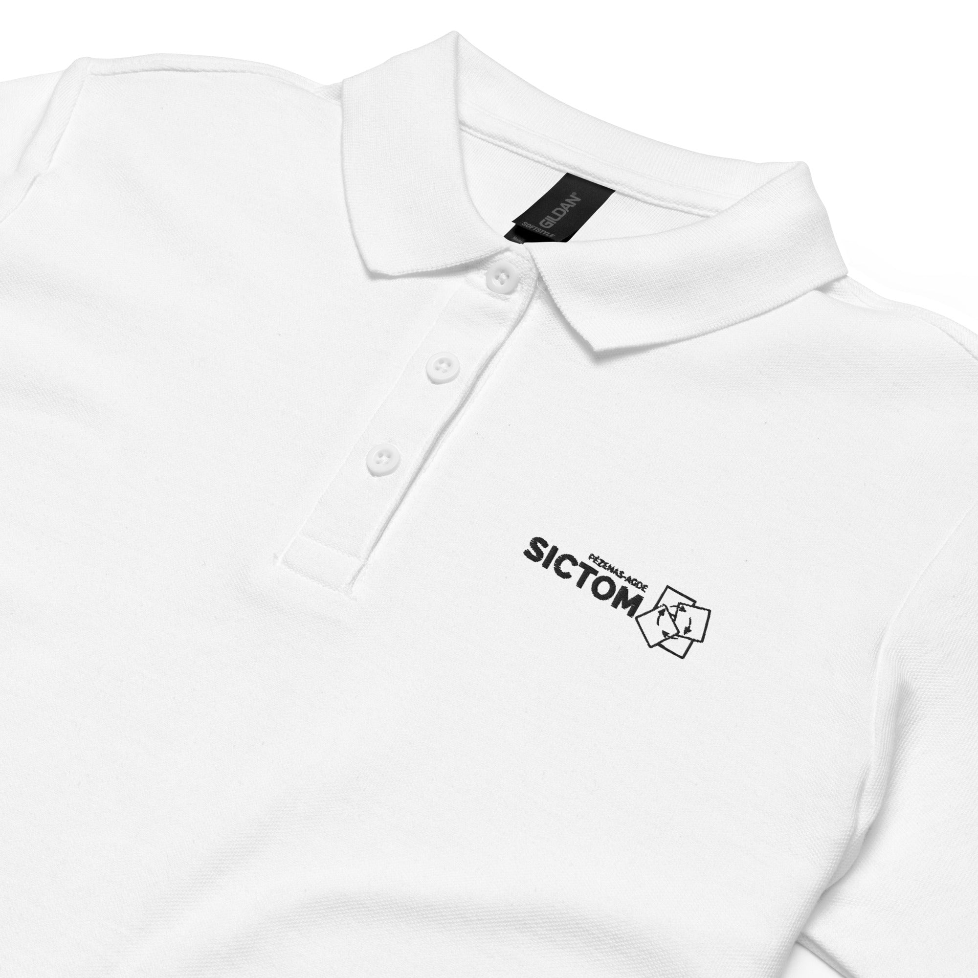 Sictom - Polo piqué femme - Brodé