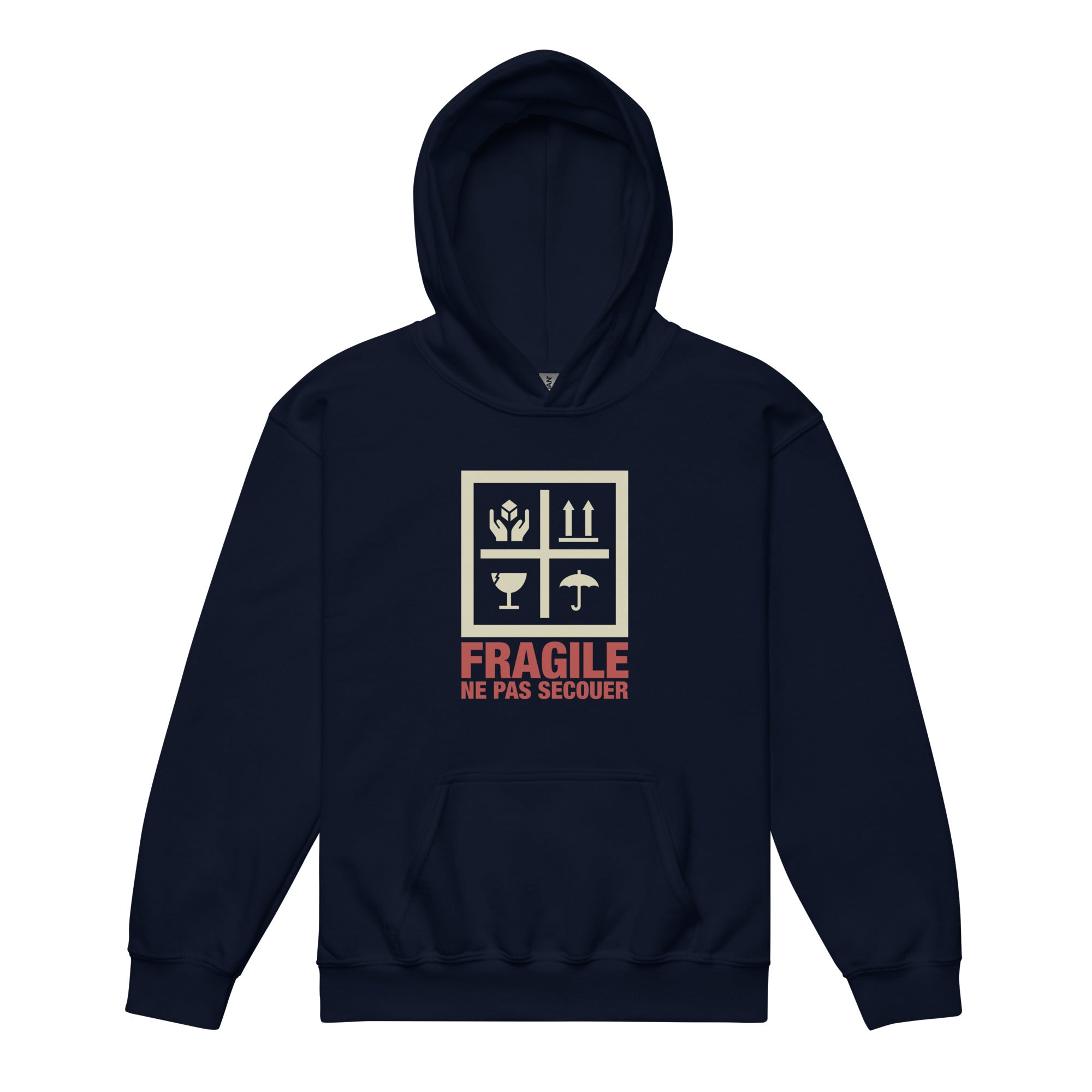 Fragile - Sweat à capuche épais - Enfant