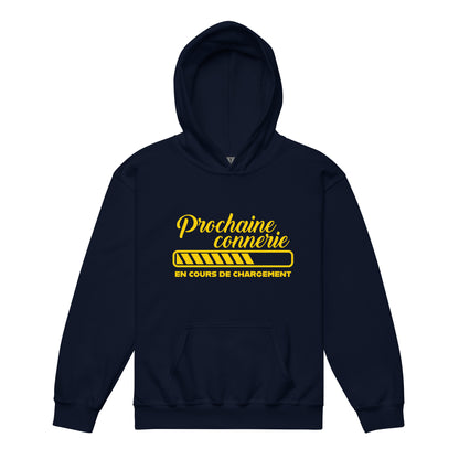 Prochaine connerie - Sweat à capuche épais pour les jeunes