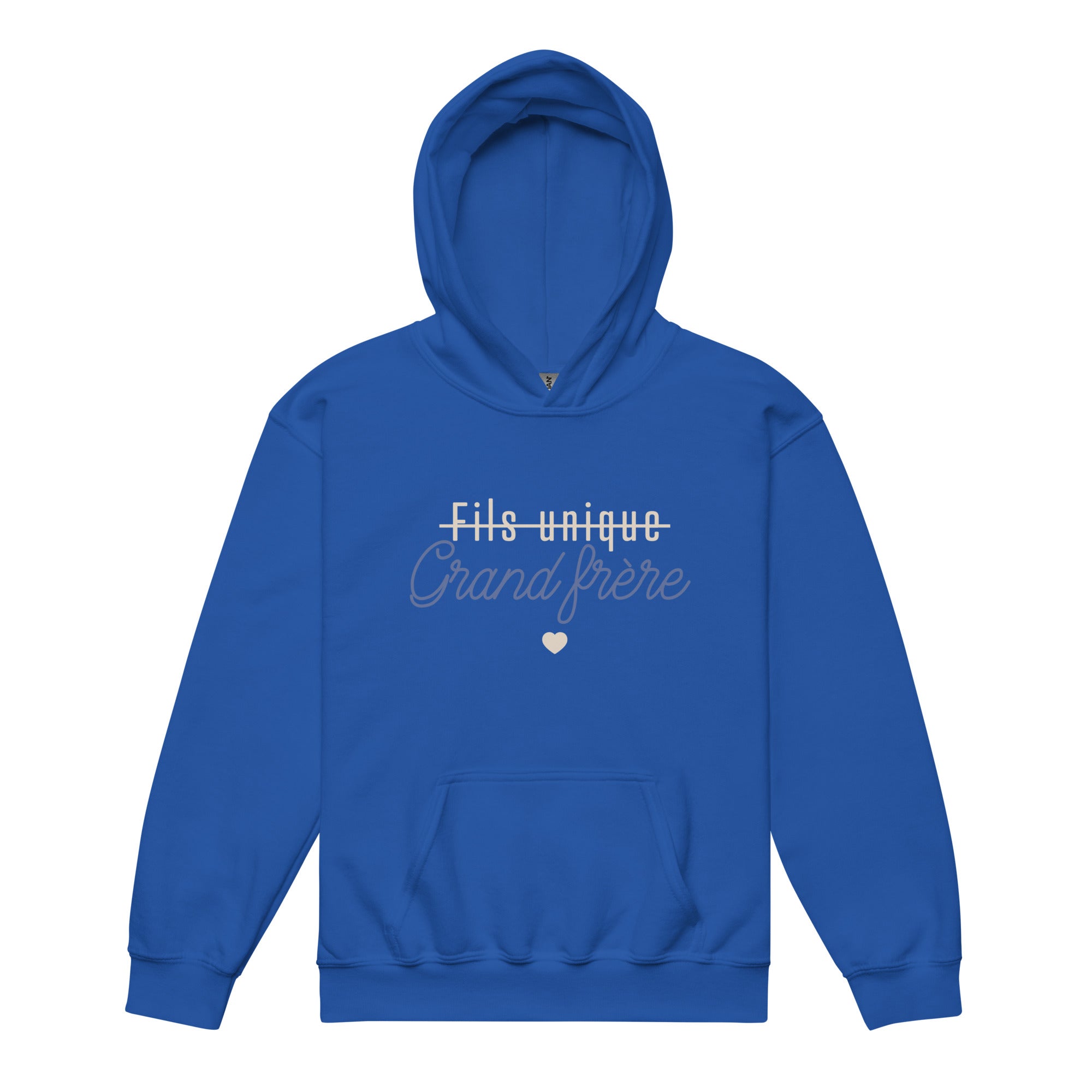 Grand frère - Sweat à capuche épais pour les jeunes