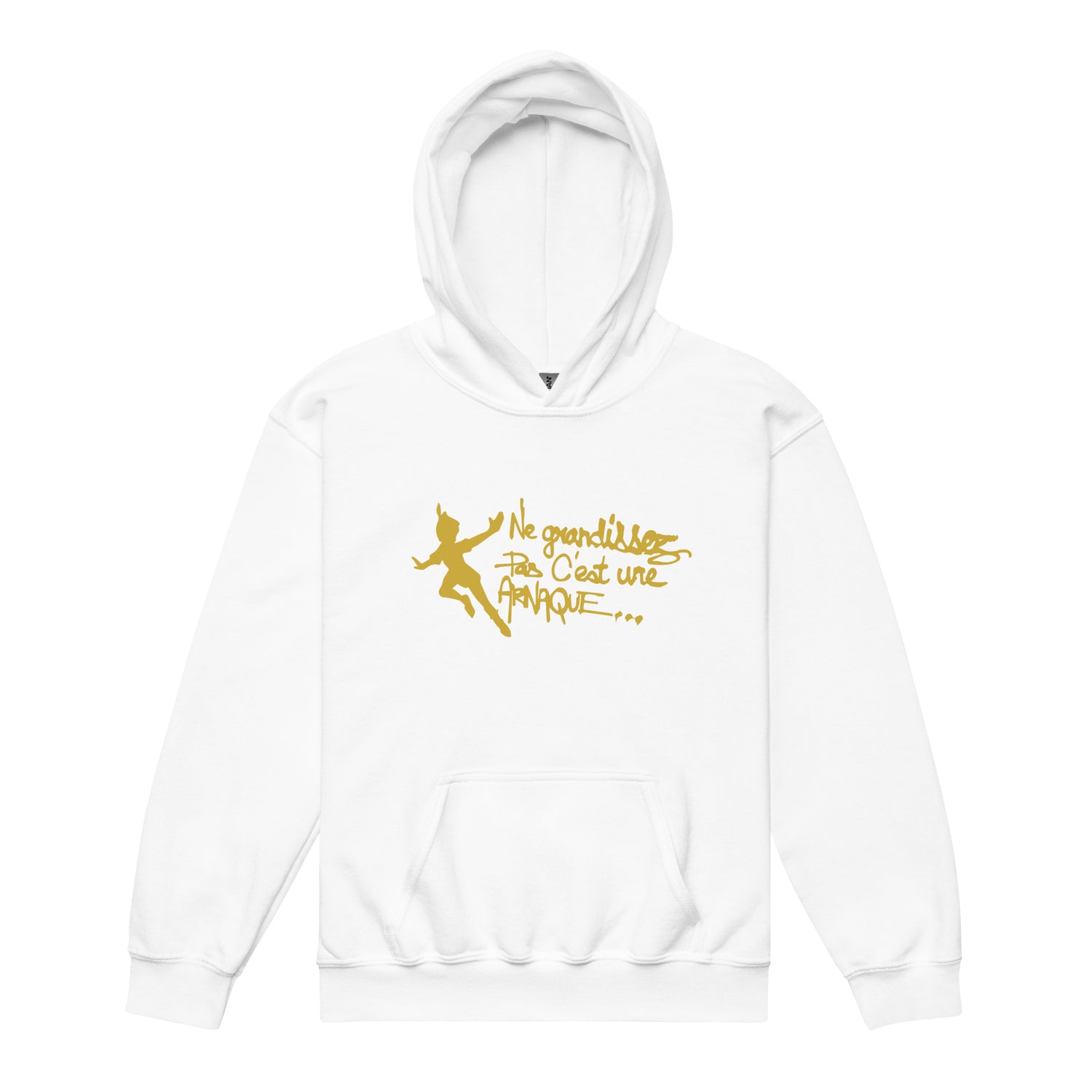 Ne grandissez pas  - Sweat à capuche épais pour les jeunes