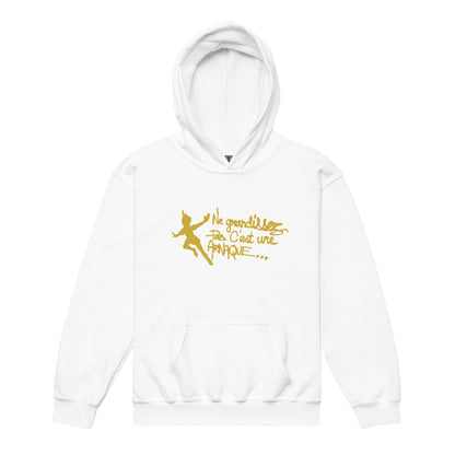 Ne grandissez pas  - Sweat à capuche épais pour les jeunes
