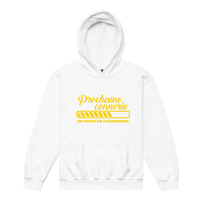 Prochaine connerie - Sweat à capuche épais pour les jeunes