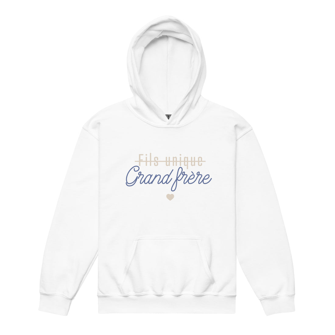 Grand frère - Sweat à capuche épais pour les jeunes