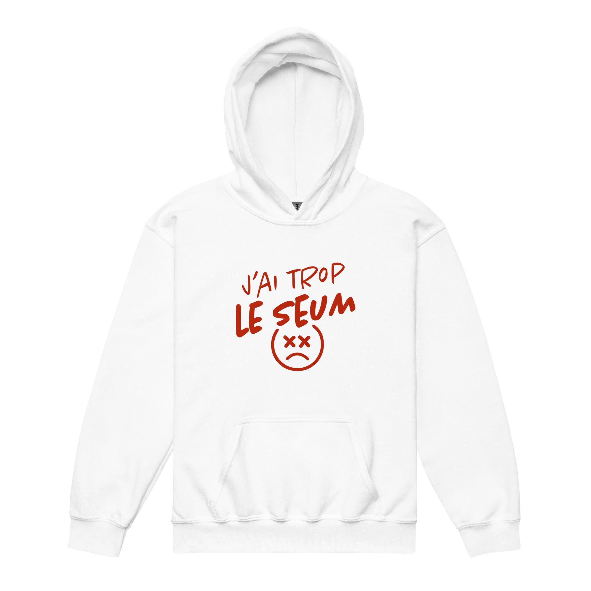 Le seum - Sweat à capuche épais pour les jeunes