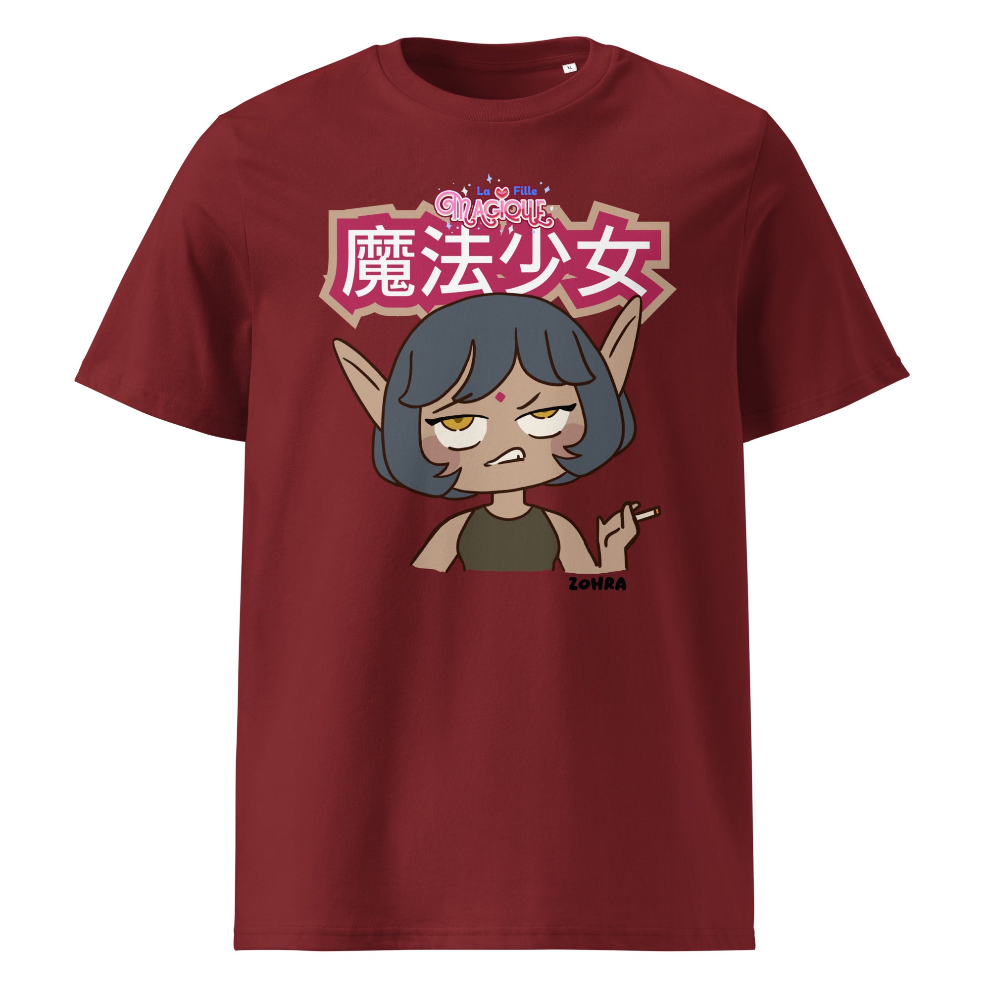 zohra-la-fille-magique-yesvousaime-merch-tshirt-coton-bio